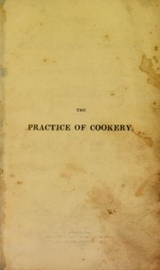 Front cover of The practice of cookery by Dalgairns Mrs