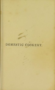 Cover of A new system of domestic cookery by Maria Eliza Ketelby Rundell