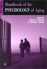Front cover of Handbook of the psychology of aging by James E. Birren