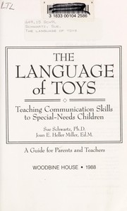 Front cover of The language of toys by Sue Schwartz