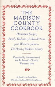 Cover of The Madison County cookbook by Unknown