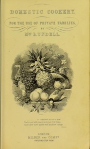 Cover of A new system of domestic cookery by Maria Eliza Ketelby Rundell