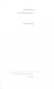 Front cover of Literature by Carl Woodring