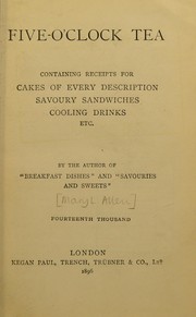 Cover of Five-o'clock tea by Mary L. Allen