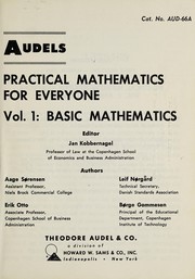 Cover of Audels practical mathematics for everyone by Jan Kobbernagel
