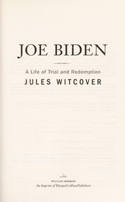 Cover of Joe Biden by Jules Witcover