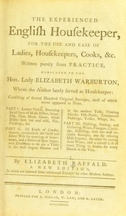 Front cover of The experienced English housekeeper by Elizabeth Raffald