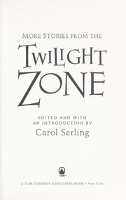 Front cover of More stories from the Twilight zone by Carol Serling