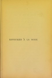 Cover of Savouries a   la mode by Harriet Anne de Salis