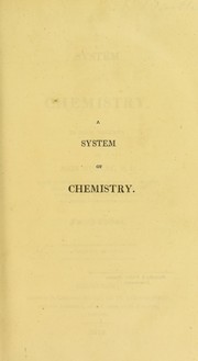 Cover of A system of chemistry by J. Murray