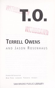 Cover of T.O by Terrell Owens