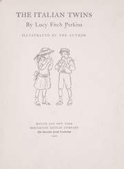 Cover of The Italian Twins by Lucy Fitch Perkins
