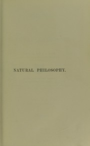 Front cover of Treatise on natural philosophy : Vol 1. Part 2 by Peter Guthrie Tait