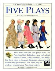 Front cover of Five plays for girls and boys to perform by Valerie Tripp