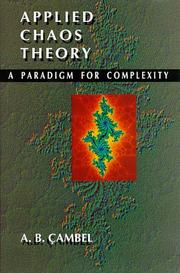 Front cover of Applied Chaos Theory by Ali Bulent Cambel