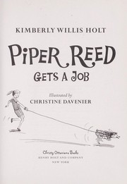 Front cover of Piper Reed gets a job by Kimberly Willis Holt
