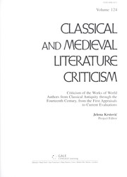Cover of Classical and medieval literature criticism by Jelena O. Krstovic