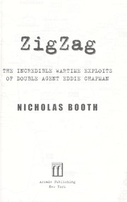 Cover of Zigzag by Nicholas Booth