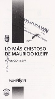 Front cover of Lo ma s chistoso de Mauricio Kleiff by Mauricio Kleiff