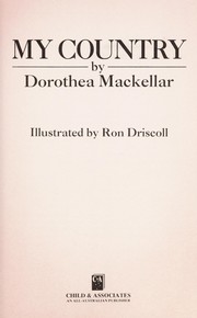 Cover of My country by Dorothea Mackellar