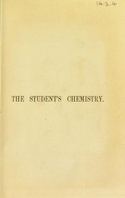 Cover of The student's chemistry by Albert James Bernays