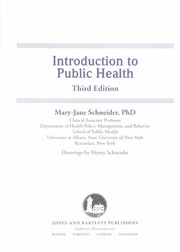 Cover of Introduction to public health by Mary-Jane Schneider