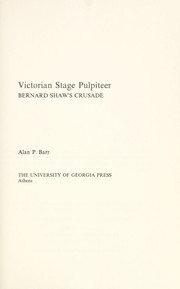 Cover of Victorian stage pulpiteer by Alan P. Barr