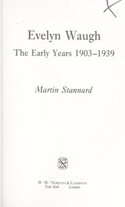 Cover of Evelyn Waugh by Martin Stannard
