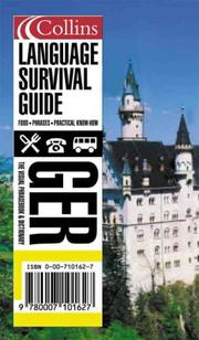 Cover of Germany (Collins Language Survival Guide) by Unknown
