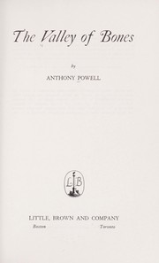 Front cover of The valley of bones by Anthony Powell