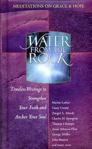 Front cover of Water From The Rock - Meditations On Grace And Hope by Honor Books