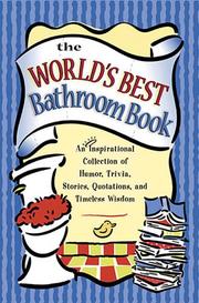 Front cover of The World's Best Bathroom Book by Honor Books