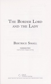 Front cover of The Border Lord and the Lady by Bertrice Small
