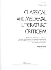Cover of Classical and medieval literature criticism by Jelena O. Krstovic