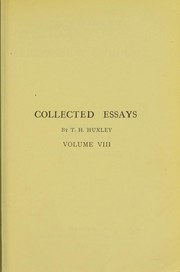 Front cover of Discourses biological and geological by Thomas Henry Huxley
