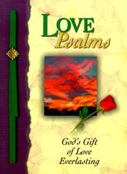 Front cover of Love Psalms by Honor Books