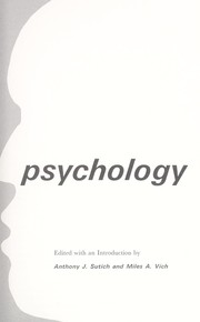 Front cover of Readings in humanistic psychology by Anthony J. Sutich