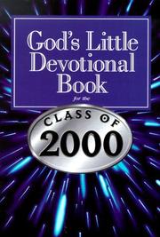 Front cover of God's Little Devotion Book for the Class of 2000 by Honor Books