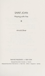 Cover of Saint Joan by Arnold Jacques Silver
