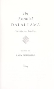 Cover of The Essential Dalai Lama by His Holiness Tenzin Gyatso the XIV Dalai Lama