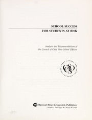 Cover of School success for students at risk : analysis and recommendations of the Council of Chief State School Officers by Council of Chief State School Officers