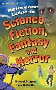 Front cover of Reference guide to science fiction, fantasy, and horror by Burgess, Michael