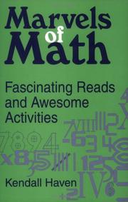 Front cover of Marvels of math by Kendall F. Haven