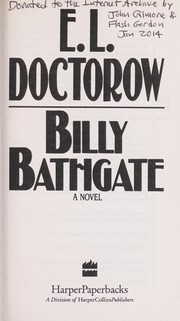 Cover of Billy Bathgate M/TV by E. L. Doctorow