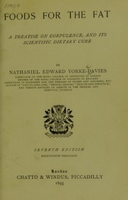 Cover of Foods for the fat by Nathaniel Edward Yorke-Davies