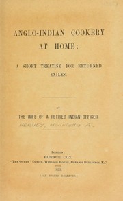 Front cover of Anglo-Indian cookery at home by Henrietta A. Hervey