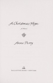 Cover of A Christmas hope by Anne Perry - undifferentiated