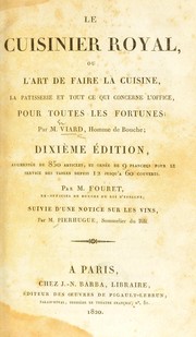 Cover of Le cuisinier royal by A. Viard
