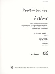 Cover of Contemporary Authors, Vol. 126 by Susan Trotsky
