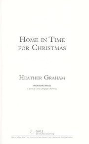 Front cover of Home in Time for Christmas by Heather Graham